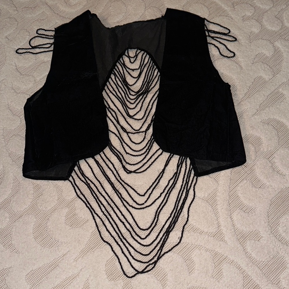 Beaded vest